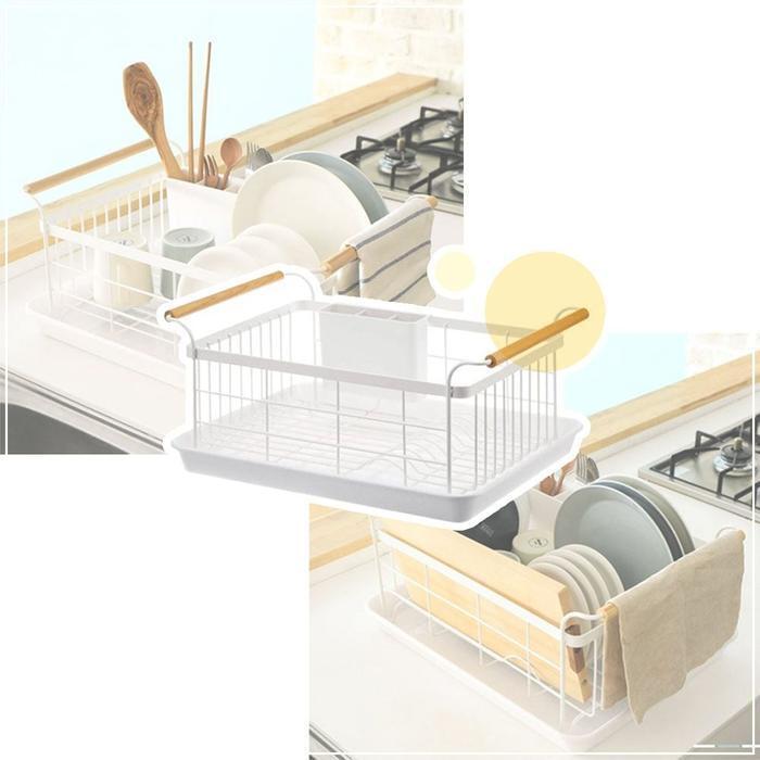 SevenJS (7js) dish rack stainless steel wire drying stand (37225913)