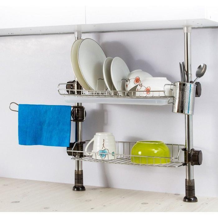 SevenJs (7js) Gallery Post-Type Dish Drying Rack 400 - 2-tier (37736700)