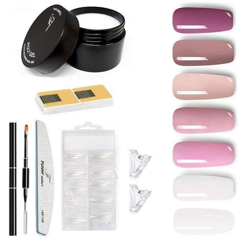 7js [QN2T2Z5Y57] nail extension tips extension set domestic polygel 30g (37804258)