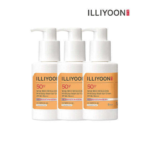 Illyun Gentle Clean Sun Cream 150ML x 3