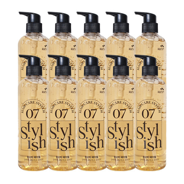 Mijiness Flower-Holding Man Hair Care System Super Strong Hair Gel 500ml x10