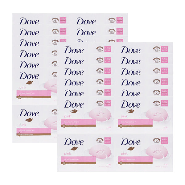 Happy巴斯 Dove Soap Pink Beauty 90g 4 pcs x12 / Cleansing Soap