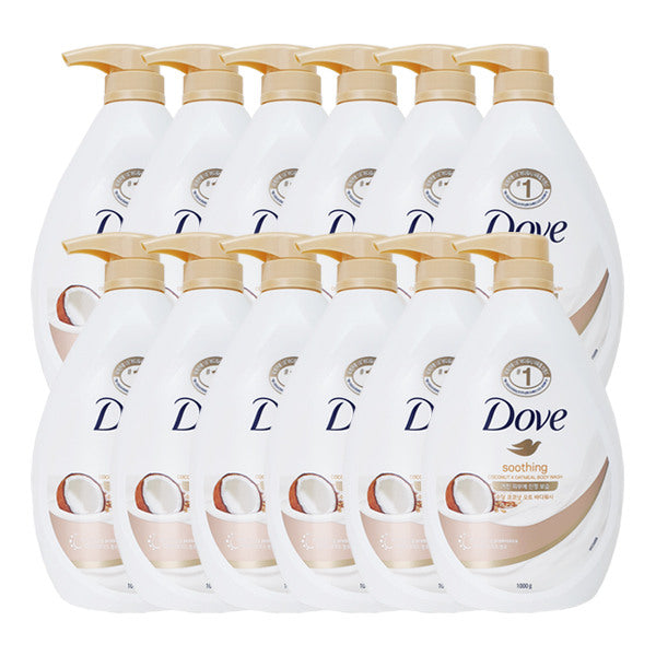 Beauty (guitar) Dove Soothing Coconut Oat Body Wash 1kg x12