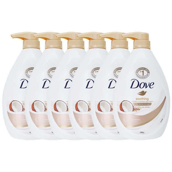 Dove Beauty (Guitar) Soothing Coconut Oat Body Wash 1kg x6