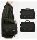 Barber Essential Wax Messenger Bag Briefcase