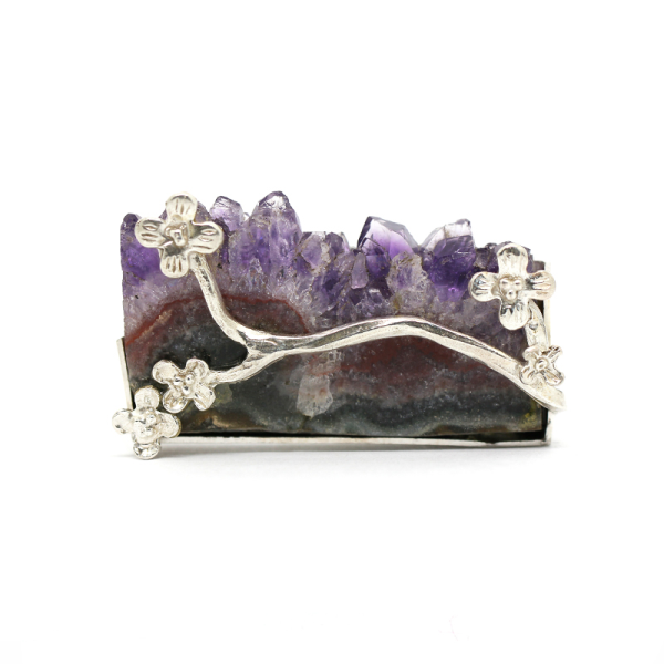 Healing Gem CZ Agate Pin 24PP-195193