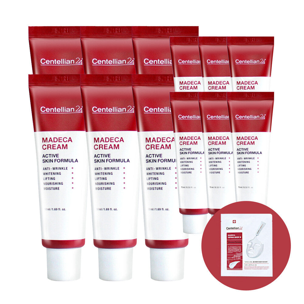 Centellian24 Makuracream Active Skin Formula 50ml x 6 + 15ml Mask 3 x 1