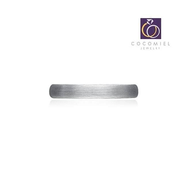 Ownerclan Popular Product Matte Silver EBS-R-133 3mm Silver Ring Fashion Ring [W0244E2260429]