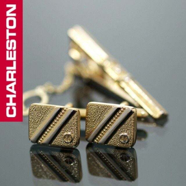 Ownerclan popular product Charleston gift tie pin cufflinks set W11C652260423
