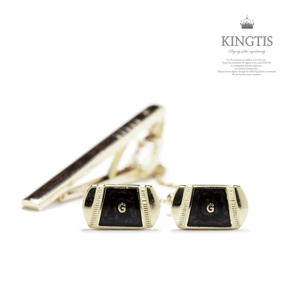 Owner Clan Best Seller Elegant Gift Set Tie Pin and Cufflinks Set [W409090260310]