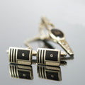 Owner Clan popular product, a stylish cufflink + tie pin set for gift [W433602260310