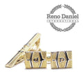 Owner Clan popular item tie pin set RenoDaniel cuff set SA814710 gift set men's gift W700597260603