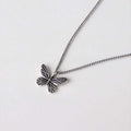 Ownerclan Popular Product (Silver925) Antique butterfly necklace W8CF896260410