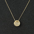OwnerClan popular product necklace cubic circle women gold-plated silver [WF7FA67260424]