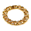 Ownerclan popular item diamond cubic twisted chain bracelet DG WFC834C260404