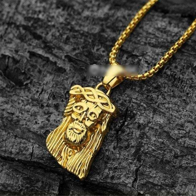 OwnerClan Popular Product Jesus Hip Hop Pendant-Gold DG [WFCCAAE260404]