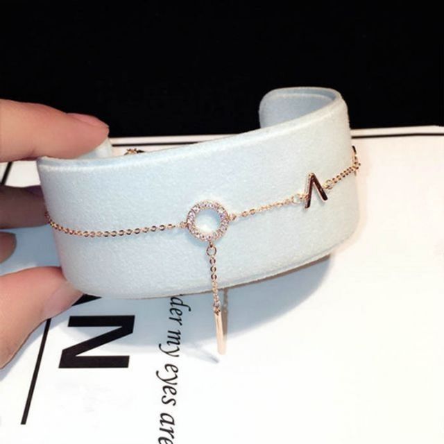 Owner Clan Popular Item V.O Pendant Line Bracelet Rose Gold DG [WFCD48B260404]