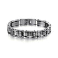OwnerClan popular item men antique white steel bracelet-whiteDG [WFDA75A260405]