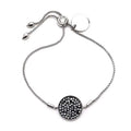 Silver Knight Austrian Crystal Slide Bracelet B006 [WFFPOG2260502]