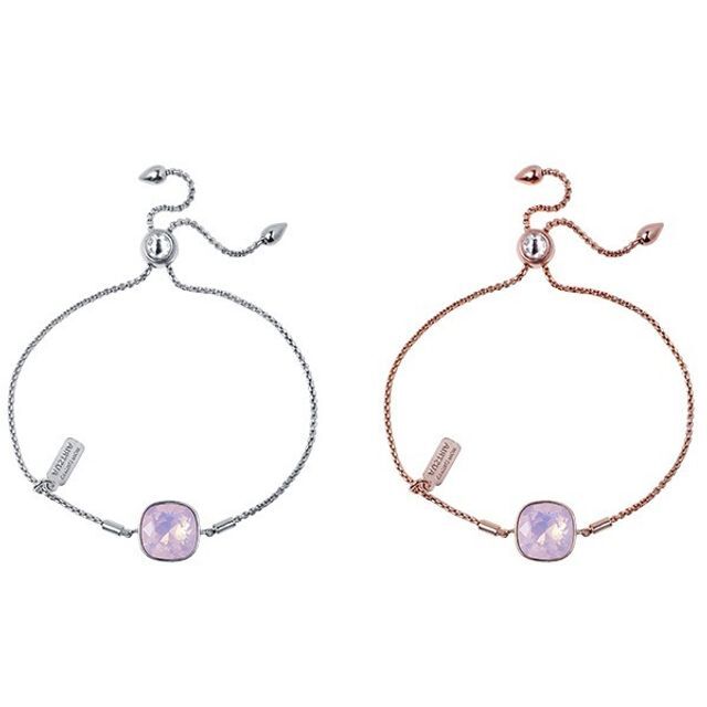 Owner Clan Best Seller B020 Rose Opal 12mm Crystal Slide Chain Bracelet WFFPOGG260502