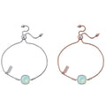OwnerClan popular item B021 Pacific Opal 12mm Crystal Slide Chain Bracelet WFFPOGH260502