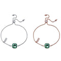 Ownerclan Popular Product B023 Aquamarine 12mm Crystal Slide Bracelet [WFFPOGJ260502]