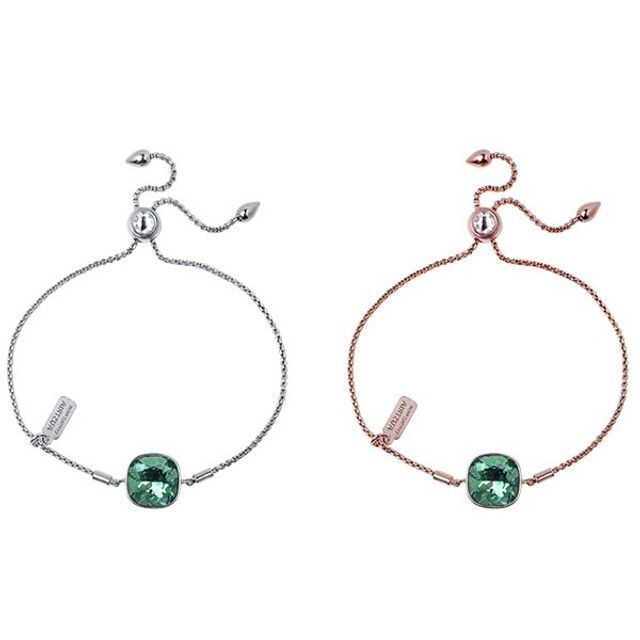 Ownerclan Popular Product B023 Aquamarine 12mm Crystal Slide Bracelet [WFFPOGJ260502]