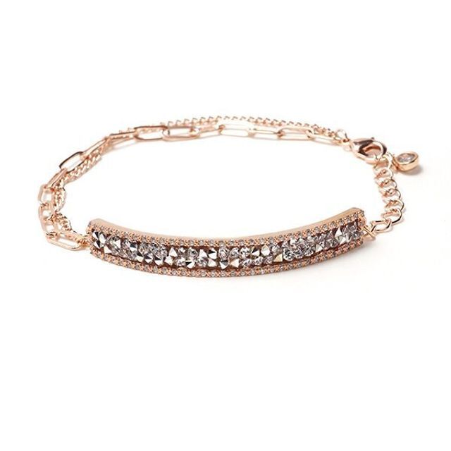 Owner Clan Best Seller B033 White Austrian Crystal Bracelet [WFFPOGT260502]