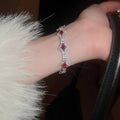 Ownerclan popular product Ruby Cubic Bracelet [WFG3LKV260518]
