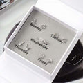 Ownerclan Popular Product EAS Blingfoyu Earings 4 Types + Ring Set Y2 GWM WFGL5J0260505