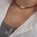 Ownerclan Popular Product Handmade Coral Stone Choker WFKAC5L260407