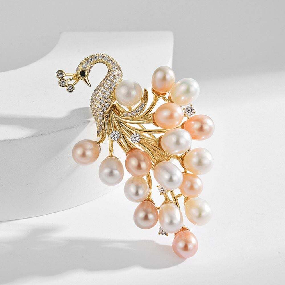 OwnerClan popular product accessory AAA zirconia clothing craft bird freshwater knot pearl WFKTG9F26