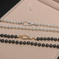 OwnerClan popular item adjustable long necklace double layer fashion black seed pearl long natural s