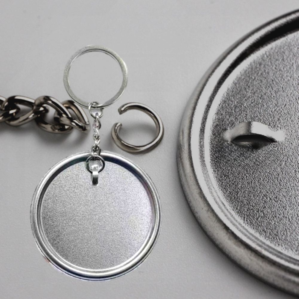 Ownerclan popular product DIY materials metal pin buttons keyring production round 58MM 100pcs [WFLS