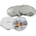 OwnerClan popular product magnetic pin button keychain metal round DIY making 58MM 100 pcs [WFLS5OO2