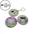 Ownerclan Popular Product Pin Button Keychain Bottle Opener Metal Round DIY Craft 58MM 100 pieces [W