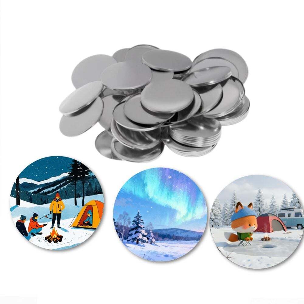 Owner Clan Best Seller Round Badge 58MM Metal Magnetic Pin Button Keychain Pin 100 Pieces [WFLS5X526