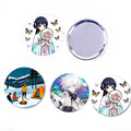 Owner Clan Popular Product Multi-purpose Mirror Pin Button Metal Round DIY Goods 58MM 100pcs [WFLS5Z