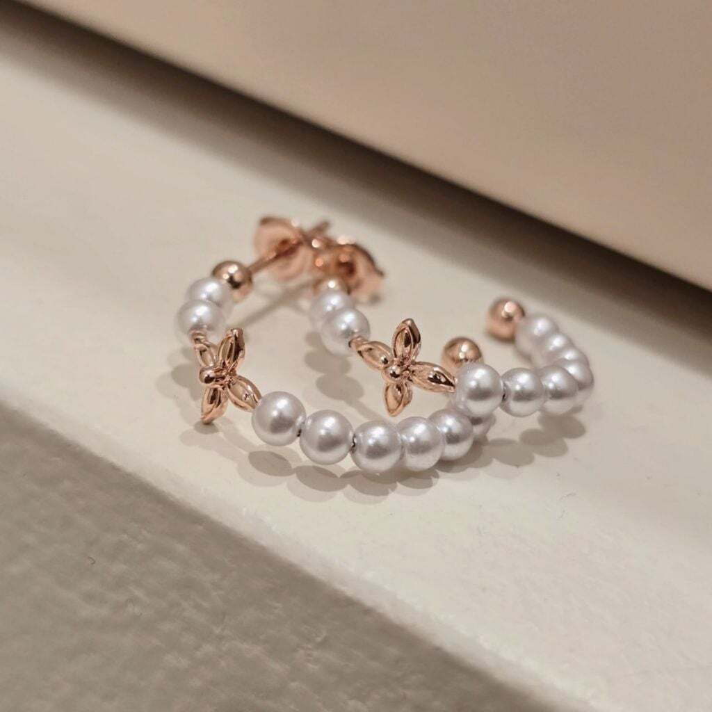 OwnerCLAN Popular Product S5011 Women's Pearl Clover Earring Daily Silver925 [WFMI9PH260327]