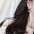 Ownerclan Popular Item SE119 Women Volume Ring Silver Earings Daily Earrings (Silver 925) [WFMI9Q826