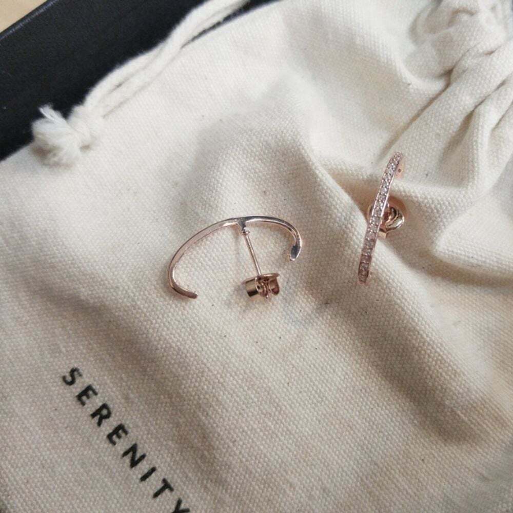 Ownerclan Popular Product SE104 Women's Half Ring Silver Earring (925 Silver) [WFMI9QU260327]