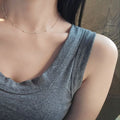 Ownerclan popular item SS1008 women's ball chain simple necklace mini daily sterling silver [WFMI9SI