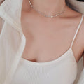 OwnerClan popular product SS1034 women mini smile design necklace daily silver 925 [WFMI9SO260327]
