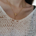 Ownerclan Popular Item SN1003 Women 20K Brown Pendant Necklace Silver Unique (925 Silver)