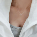 Silver Simple Water Drop Earring for Women (925 Silver) SN1012 Ownerclan Daily Necklace [WFMI9TC2603