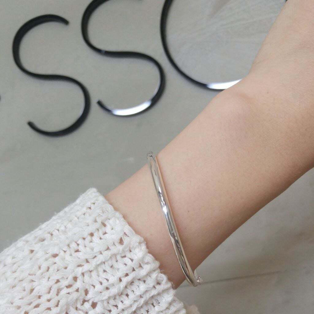 OwnerClan Popular Product S5045 Women Simple Modern Bracelet Daily Bracelet Basic Silver925 [WFMI9US