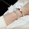 OwnerClan popular item S5111 Women Italian chain stylish bracelet unique sterling silver [WFMI9UX260
