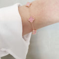 Ownerclan Popular Product S5039 Women's Pink Opal Simple Design Bracelet Daily Silver925 [WFMI9VD260