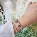 Ownerclan popular item SS1027 women antique design pendant silver bracelet unique sterling silver [W