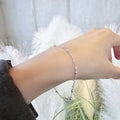 Owner Clan popular product SS1049 women's ball point bracelet cutting daily silver bracelet silver 9
